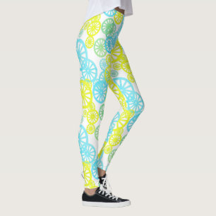 Mooi Wiel Cirkel Patroon Pastel Kleur Leggings