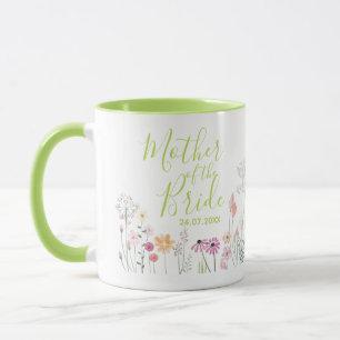 Mooi wilde bloem moeder bruid mok