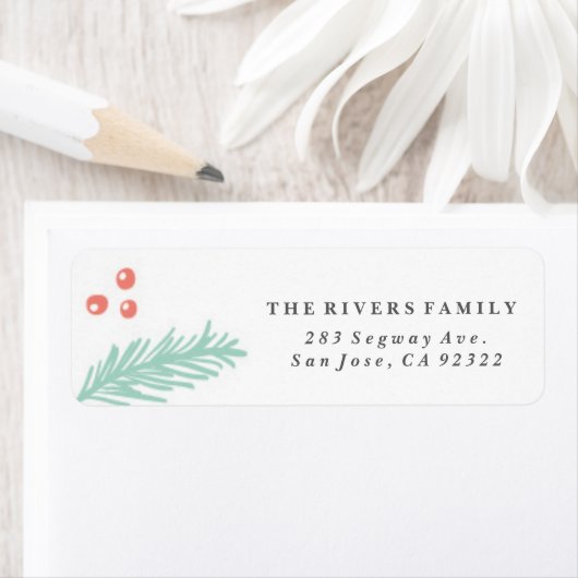 Mooi Winter Lijst vakantie label (Insitu)