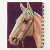mooi wit paard notitieboek (Achterkant)