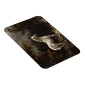 Mooi wit paardenschilderij  flexibel magneet (Rechterzijde)