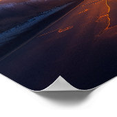 Mooi wolkenhart poster (Hoek)