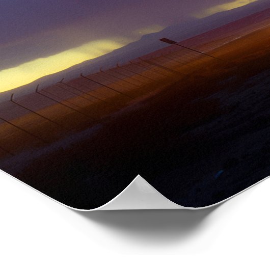 Mooi wolkenhart poster (Hoek)