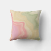 Mooi Zachte Pastel Abstract Regenboog Kussen (Achterkant)