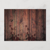 Mooi Zal je mijn bruidsmeisje rode faux kant zijn Uitnodiging Briefkaart (Achterkant)