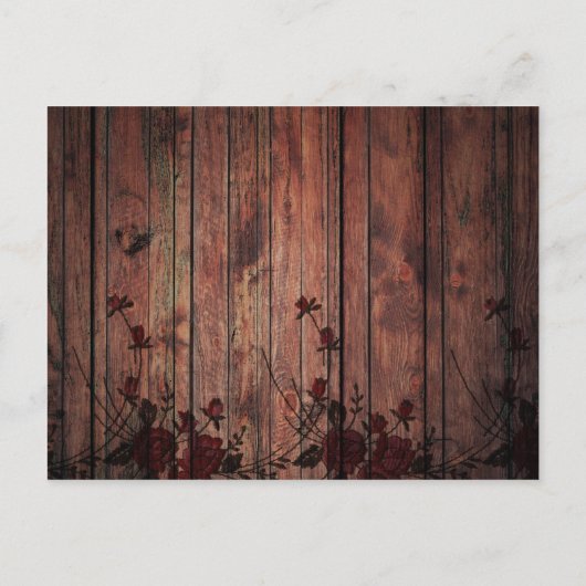 Mooi Zal je mijn bruidsmeisje rode faux kant zijn Uitnodiging Briefkaart (Achterkant)