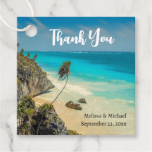 Mooi zandstrand tropisch paradijs bruiloft