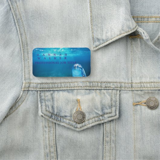 Mooi zee en dolfijn naamplaatje (In situ)