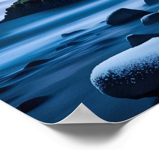 Mooi zeeen landschap of tekening poster (Hoek)