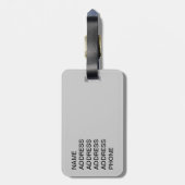 Mooi zegel, Siamese kat Bagagelabel (Achterkant verticaal)