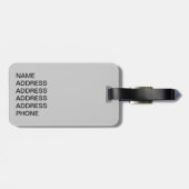 Mooi zegel, Siamese kat Bagagelabel (Achterkant horizontaal)