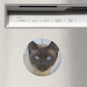 Mooi zegel, Siamese kat Magneet (Insitu (Vaatwasser))