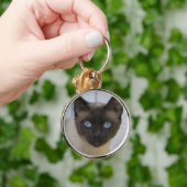 Mooi zegel, Siamese kat Sleutelhanger (Hand)