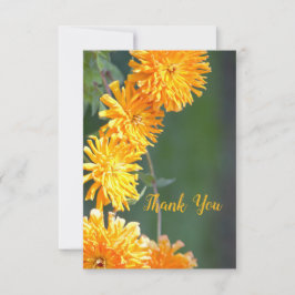 Mooi Zenia Bloemmotief Bedankkaart