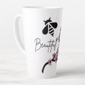 mooi zijn latte mok (Linkerhoek)