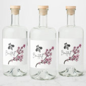 mooi zijn likeurfles etiket (Flessen)