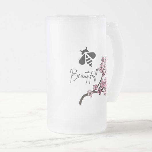 mooi zijn matglas bierpul (Voorkant rechts)