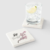 mooi zijn stenen onderzetter (Zijkant)