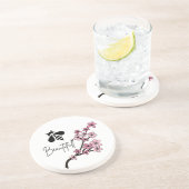 mooi zijn zandsteen onderzetter (Zijkant)