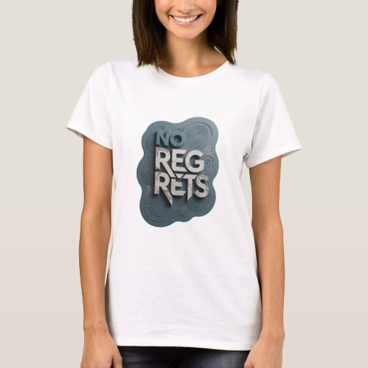 Mooi Zilver GEEN SPijt Statement T-shirt (Voorkant)