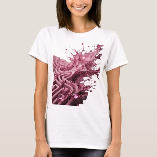 Mooi Zilver MIND BLOWING MILESTONES Citat Shirt (Voorkant)