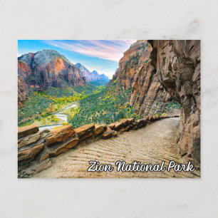 Mooi Zion National Park, Utah, Verenigde Staten Briefkaart