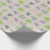 Mooi zomerpatroon cadeaupapier (Hoek)