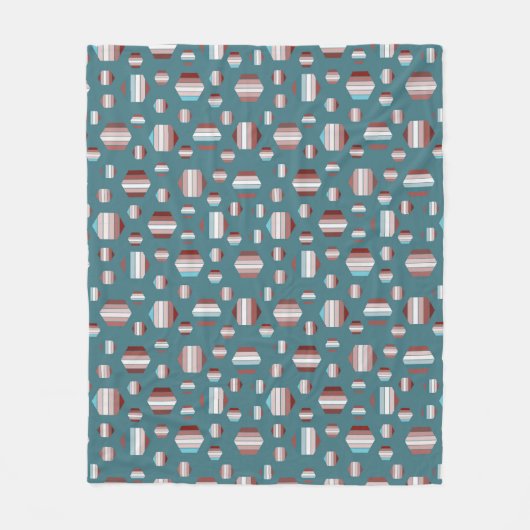 Mooi zomerpatroon fleece deken (Voorkant)