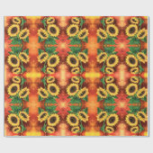 Mooi Zonnebloem inpakpapier (Vlak)