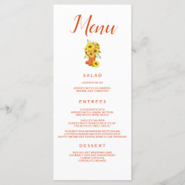 Mooi Zonnebloem thema Menu