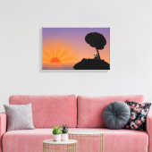mooi-zonsondergang | Zazzle_Growshop. Canvas Afdruk (Insitu (Woonkamer))