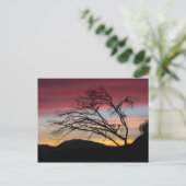 Mooi zonsondergangbriefkaart briefkaart (Staand voorkant)
