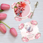 Mooi zwaan roze bloemig meisje Baby shower Kartonnen Onderzetters<br><div class="desc">Ontdek de betoverende charme van ons "Beautiful Swan Pink Floral Girl Baby shower" botanisch collectie. Dompel jezelf onder in de elegantie van een zwaan gevangen in zijn meest adembenemende moment, vleugels verspreid en staart afgespeeld in een sierlijke weergave. Fijne roze bloemen sieren de vier hoeken, omgeven de zwaan met een...</div>