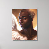 Mooi zwart-Afrikaans Canvas Afdruk (Voorkant)