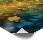 Mooi zwart Angus vee Perfect Poster (Hoek)