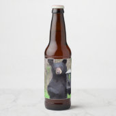 Mooi zwart Beer Bier Etiket (Voorkant)