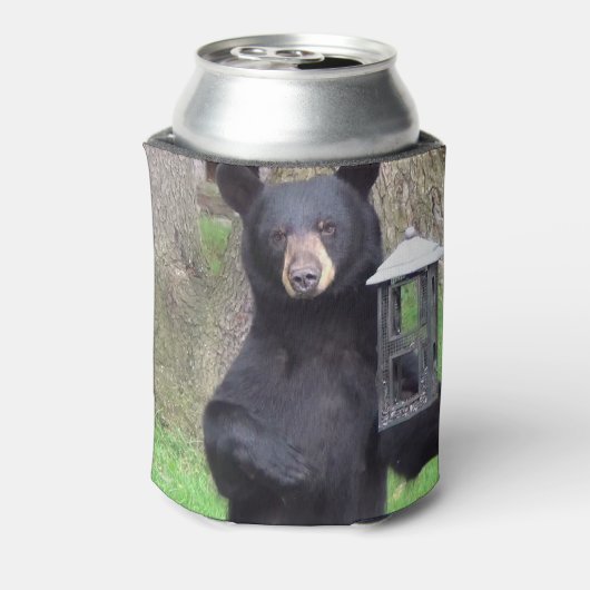 Mooi zwart Beer Blikjeskoeler (Blikje Achterkant)