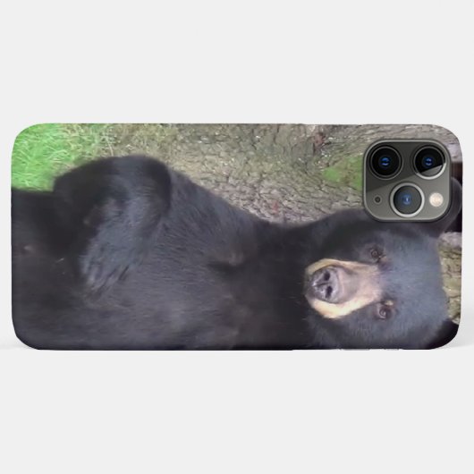 Mooi zwart Beer Case-Mate iPhone Case (Achterkant (horizontaal))