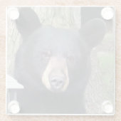 Mooi zwart Beer Glazen Onderzetter (Achterkant)