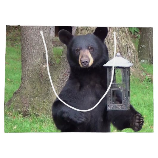 Mooi zwart Beer Groot Cadeauzakje (Achterkant)