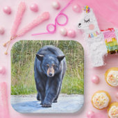 Mooi zwart Beer - Papier Bord (Feest)