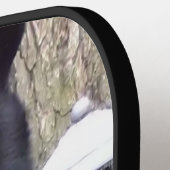 Mooi zwart Beer Pickleball Paddle (Links Detail)