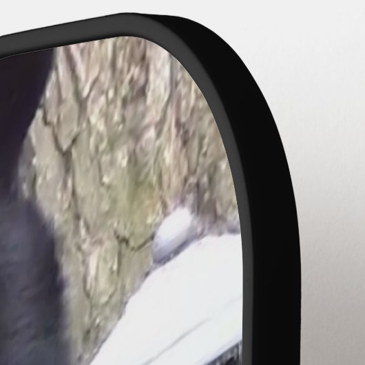 Mooi zwart Beer Pickleball Paddle (Links Detail)