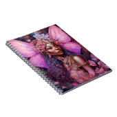 Mooi zwart meisje met fantasy Art Notitieboek (Rechterzijde)
