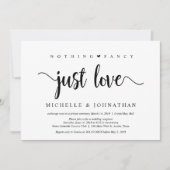 Mooi zwart, niets Fancy, gewoon liefde, opkomst Kaart (Voorkant)