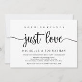 Mooi zwart, niets Fancy, gewoon liefde, opkomst Kaart (Voorkant)