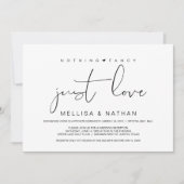 Mooi zwart, niets Fancy, gewoon liefde, opkomst Kaart (Voorkant)