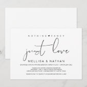 Mooi zwart, niets Fancy, gewoon liefde, opkomst Kaart (Voorkant / Achterkant)