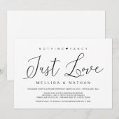 Mooi zwart, niets Fancy, gewoon liefde, opkomst Kaart (Voorkant / Achterkant)