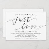 Mooi zwart, niets Fancy, gewoon liefde, opkomst Kaart (Voorkant / Achterkant)